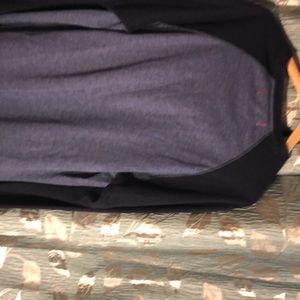 David Russell the first blue and gray pullover T-shirt Tommy Bahama